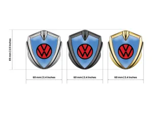 VW Insignias de Coche Estilo Max Acabado Metal Robusto